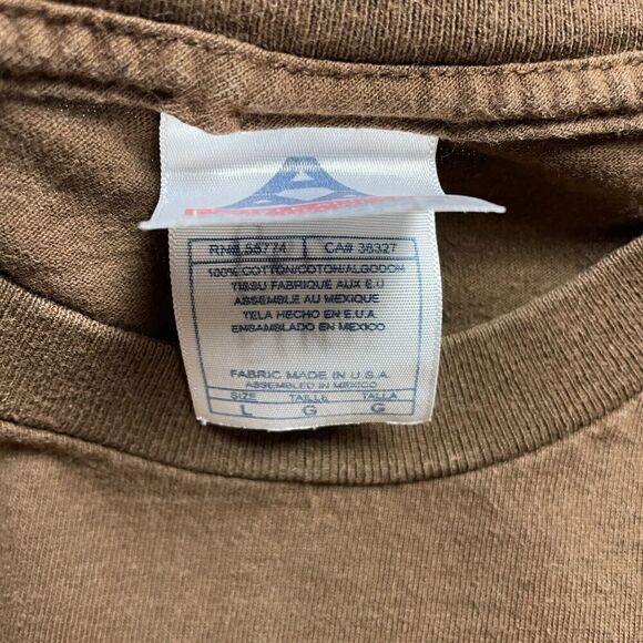 Vintage Shirt Mens Large Brown Super Nintendo Video Game 2003 Keep it Real - Picture 4 of 9